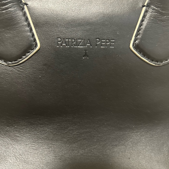 Patrizia Pepe Black Leather  Handbag - Picture 6 of 12